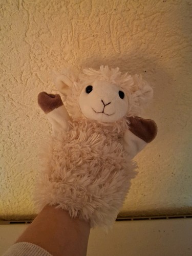 Handpuppe schaf aus irland - schaf,