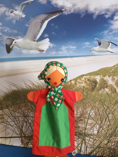 Handpuppe mädchen gretel aus - handpuppe, mädchen/gretel