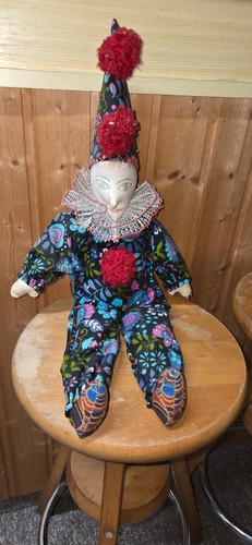 Deko puppe clown handgemacht - clown.,