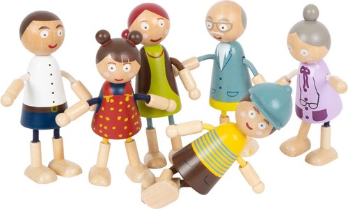 Biegepuppen familie aus - biegepuppen-familie,