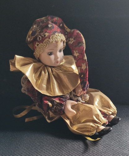 Puppe aus stoff mit - stoff,