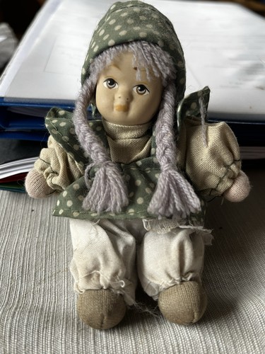 Stoffpuppe 10 cm - stoffpuppe, ,