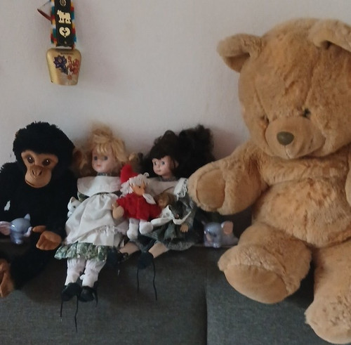 Set aus puppen und - set,