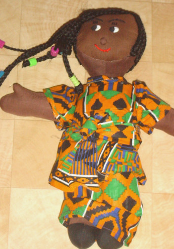 Trachten puppe aus - aus, afrika