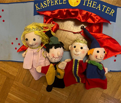 Handpuppen kasperletheater - 4x,