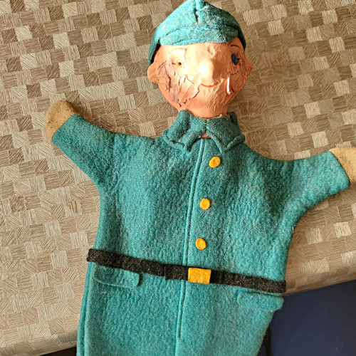 Handpuppe soldat aus - soldat,
