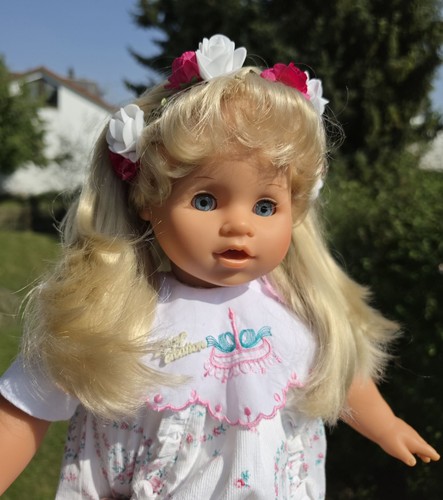 Zapf puppe blond aus - puppe, cm